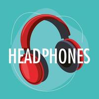 headphones accessory audio vector