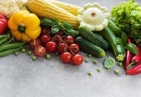 conjunto de verduras foto