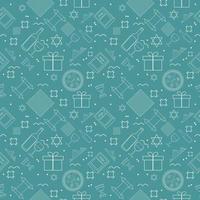 Passover holiday flat design white thin line icons seamless pattern vector