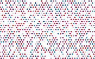 Light Blue, Red vector pattern with colorful hexagons.