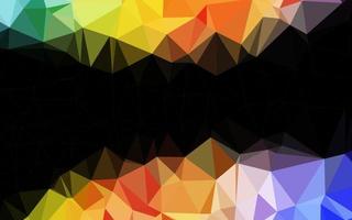 Light Multicolor, Rainbow vector low poly layout.