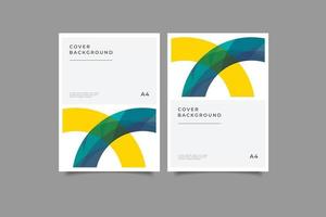 colección de portadas de negocios geométricos vector