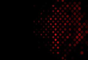 Dark Red vector backdrop with dots.