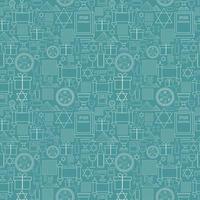 Passover holiday flat design white thin line icons seamless pattern vector