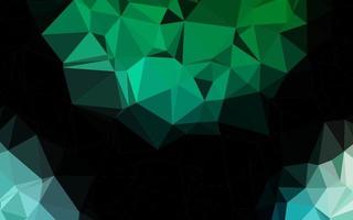 Light Blue, Green vector polygonal template.