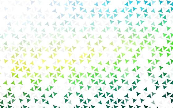 textura transparente de vector azul claro, amarillo en estilo triangular.