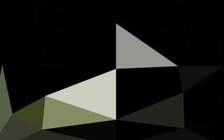 Dark Green vector blurry triangle template.