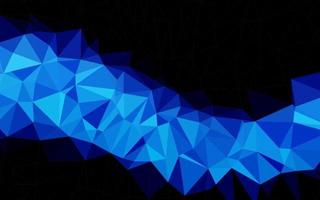 Light BLUE vector polygon abstract backdrop.