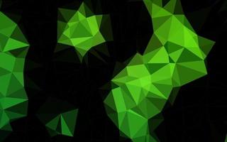 Light Green vector abstract polygonal cover.