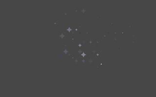 Light Black vector background with colored stars.
