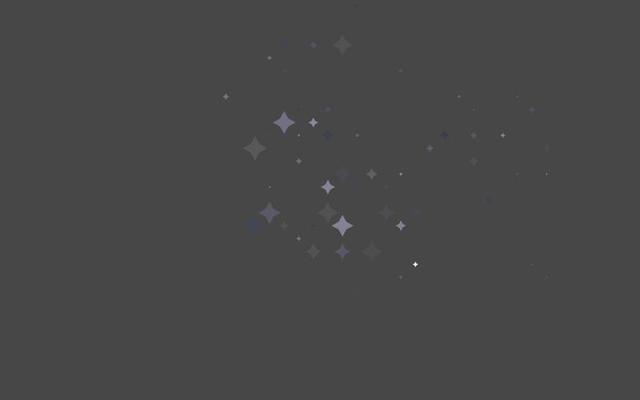 Light Black vector background with colored stars.