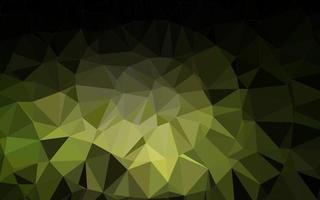 Dark Green vector low poly texture.