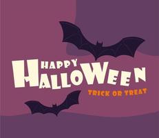 happy halloween poster vector