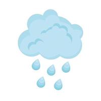 clouds rainy weather vector