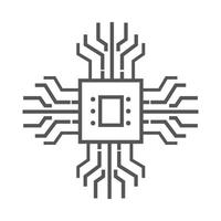 tecnología de circuito eléctrico vector