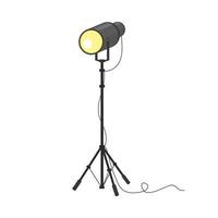 studio lamp icon vector