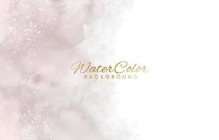 Abstract colorful watercolor for background. vector