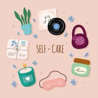 Self care icon group vector