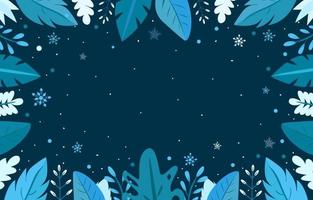 Winter Nature Background Concept vector