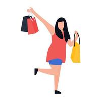 Shopping Fun Concepts vector