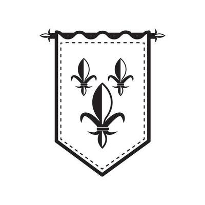 medieval flag icon