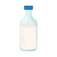 milk bottle icon vector