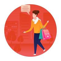 Shopping Time Concepts vector