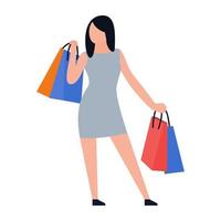 Shopping Fun Concepts vector