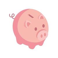 piggy savings icon vector