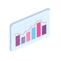 bars statistic graphic vector
