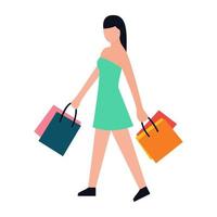 Shopping Time Concepts vector