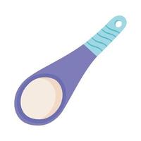 ceramic spoon for soup vector