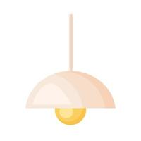 hanging lamp icon vector