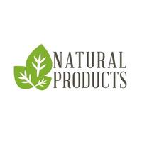 producto natural con hojas vector