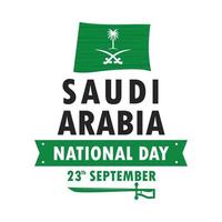 saudi arabia national day vector