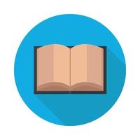 Book flat design illustration vector