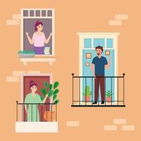 neighbors in windows vector