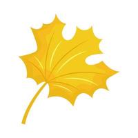 autumn leaf nature icon vector