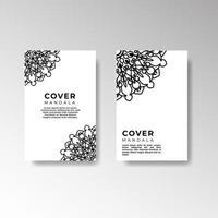 template brochure pages ornament vector illustration. traditional Islamic  Arabic  Indian  cover elements. decorative retro card for print or web design  spa salon  yoga studio