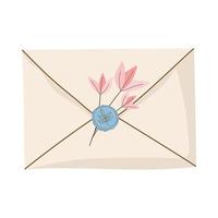 closed envelope icon vector