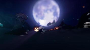 Halloween-Hintergrund, Fledermaus-Animation video