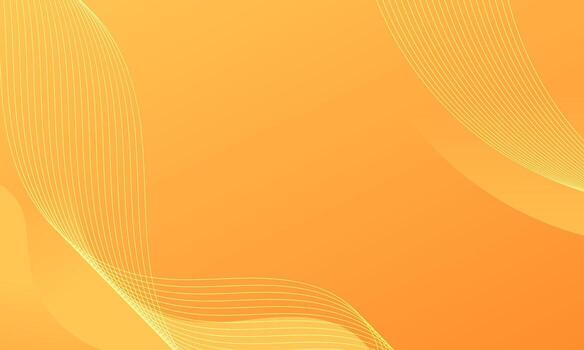 Abstract Yellow Fluid Wave Background vector