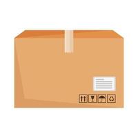 carton box packaging vector