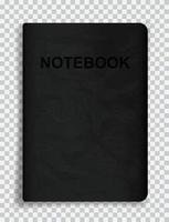 Notebook cover isolated on transparent background. Vector. vector