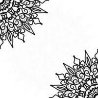 Abstract Background Design with mandala style vector