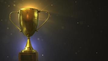 3D Trophy With Light