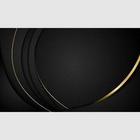 abstract background black gold color modern design vector