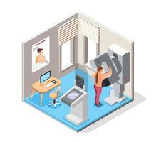 World Cancer Day Isometric Concept vector