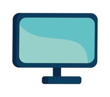 monitor desktop device vector