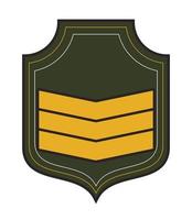 shield with stripes vector